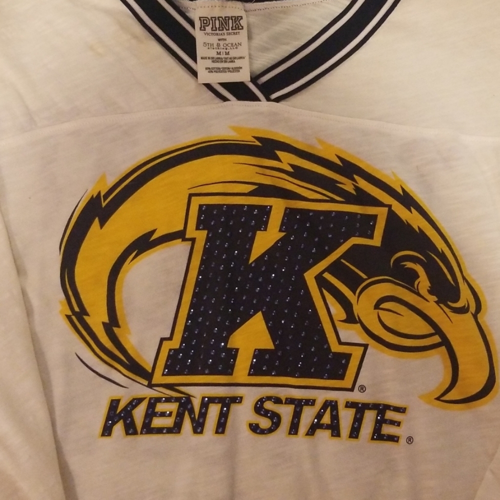 VS Pink Kent State baseball tee